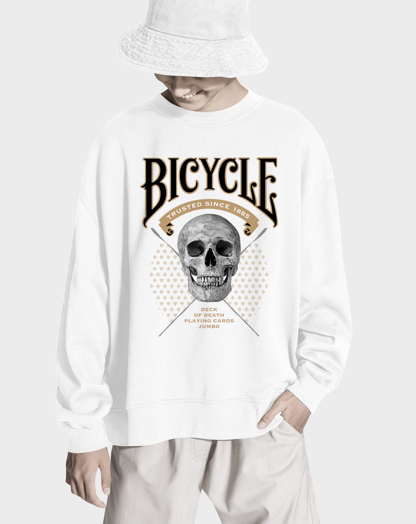 Bicycle Deck of Death Unisex Sweatshirt