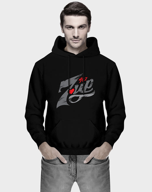 Black 7up Unisex Hoodie