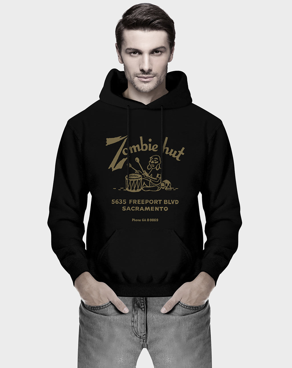 Zombie Hut Unisex Hoodie
