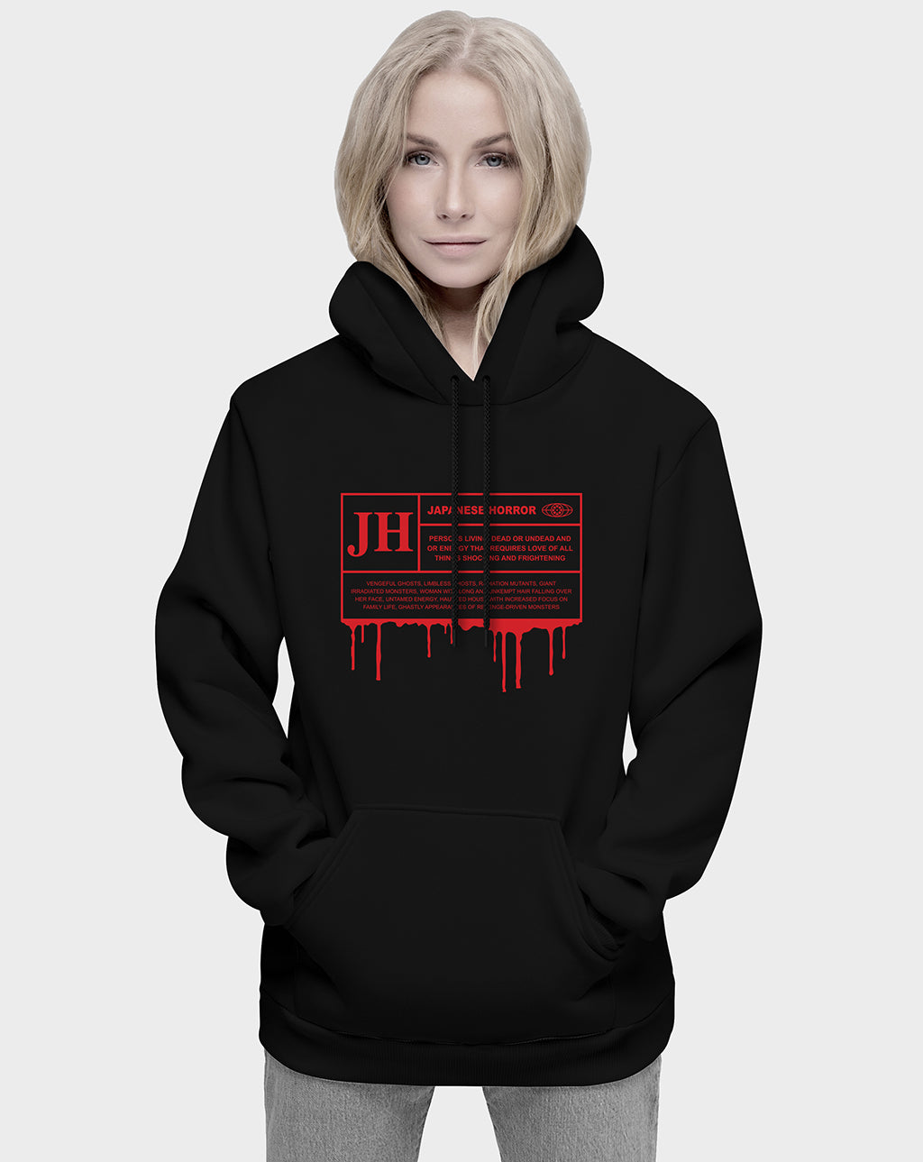 Japanese Horror Rating Unisex Hoodie