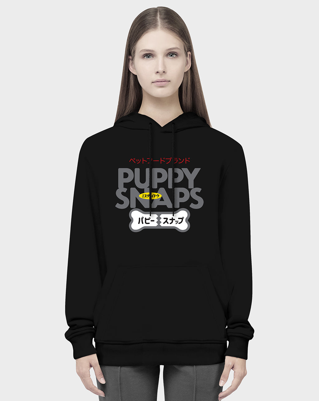 Puppy Snaps Unisex Hoodie