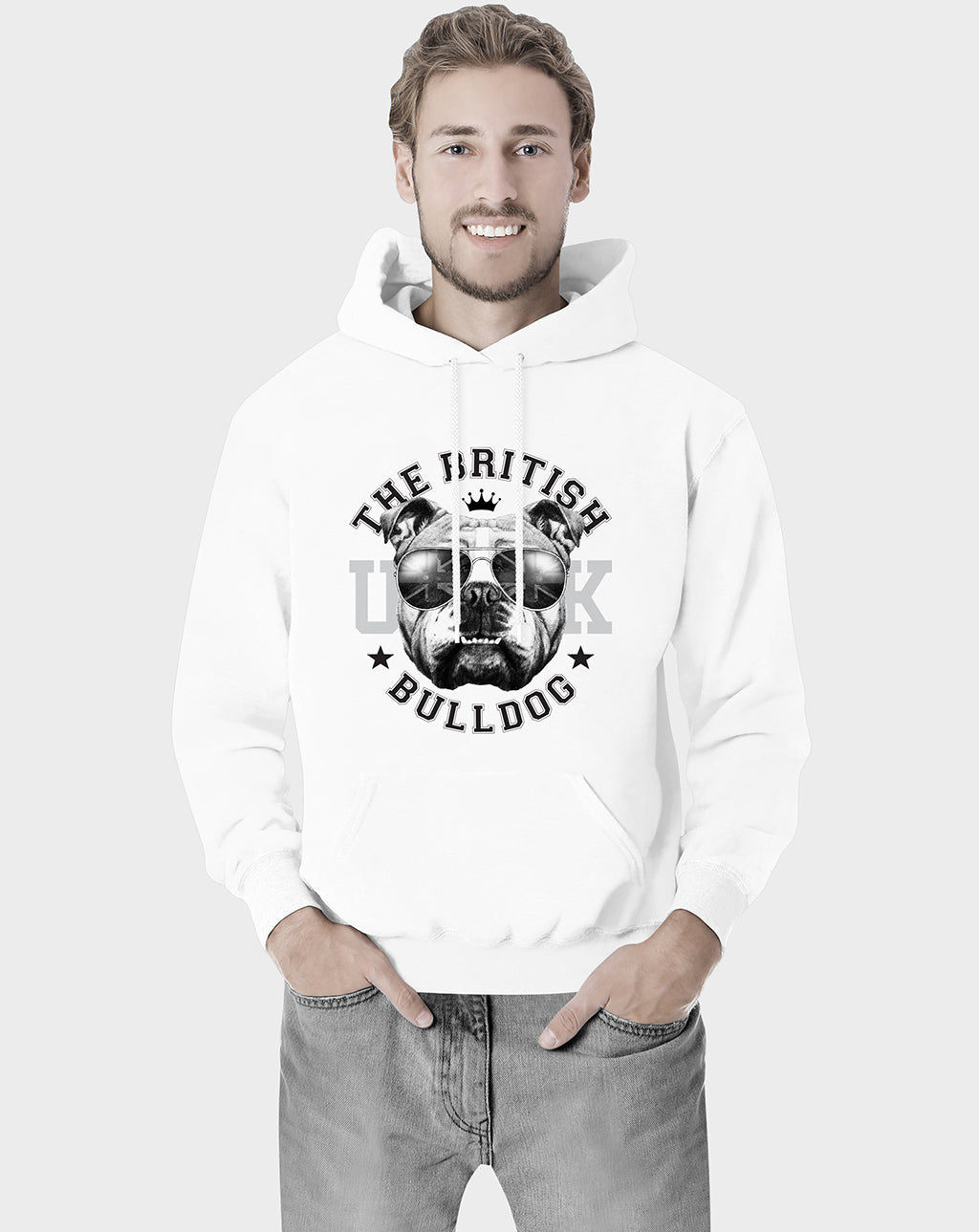The British Bulldog Unisex Hoodie