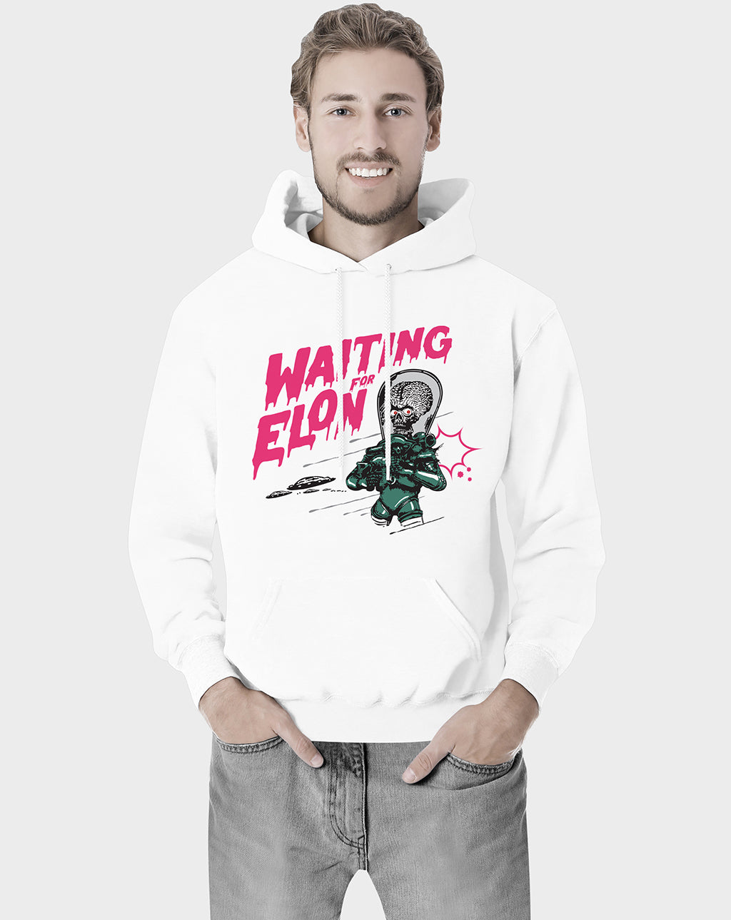 Waiting for Elon Unisex Hoodie