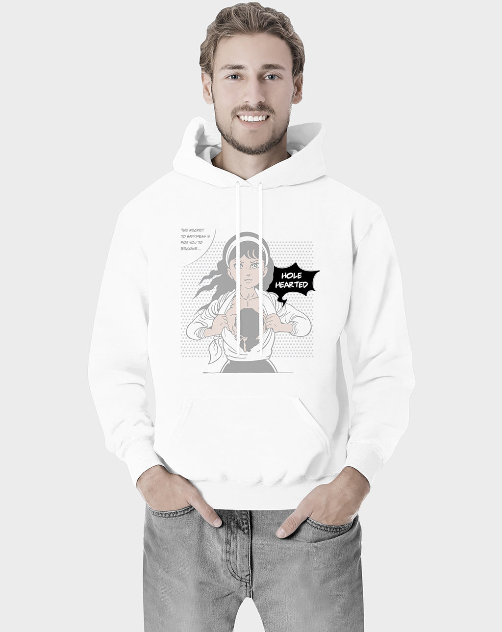 Hole Hearted Unisex Hoodie