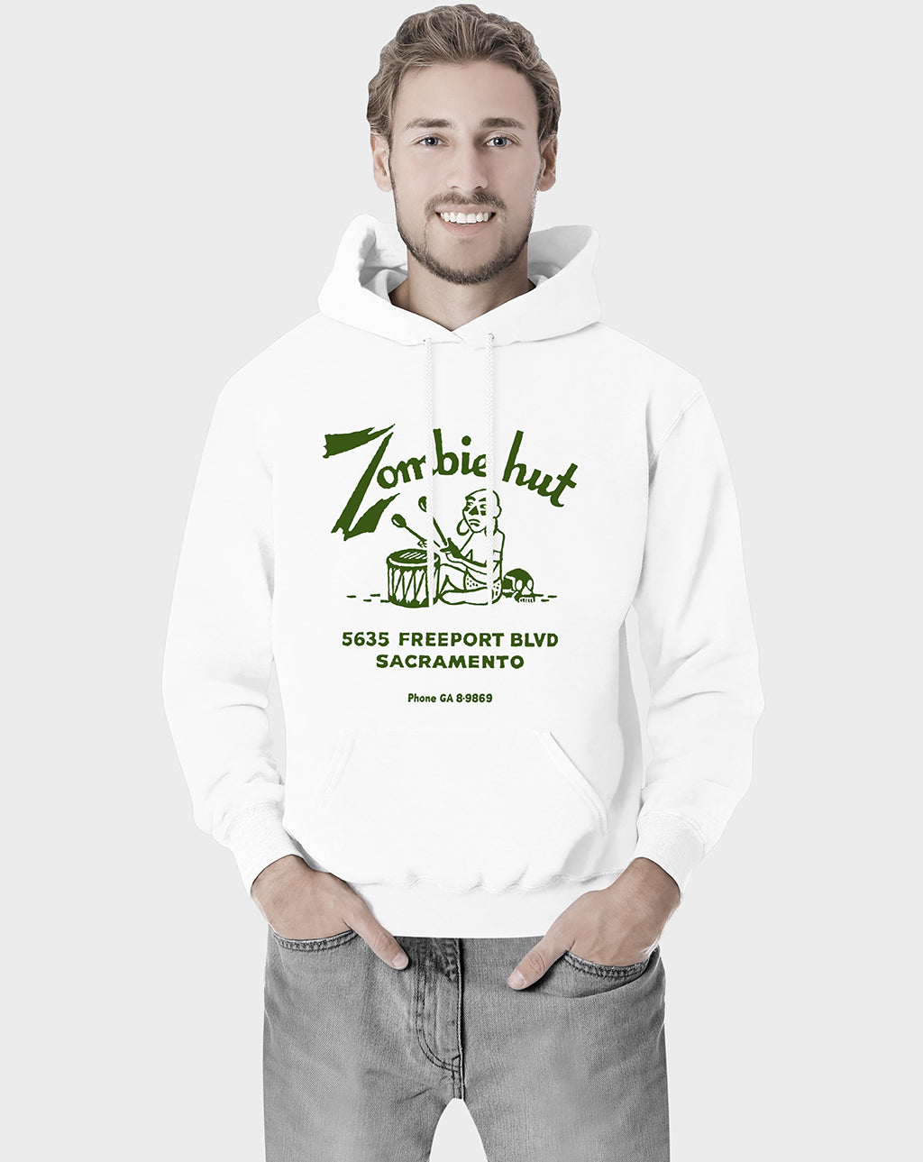Zombie Hut Unisex Hoodie