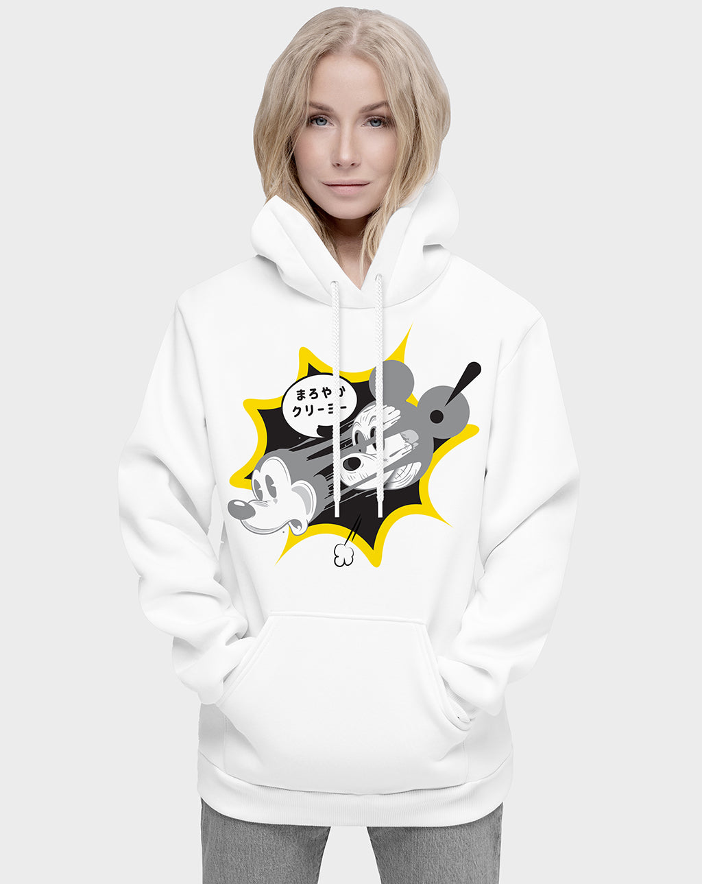 Mickey Face Off Unisex Hoodie