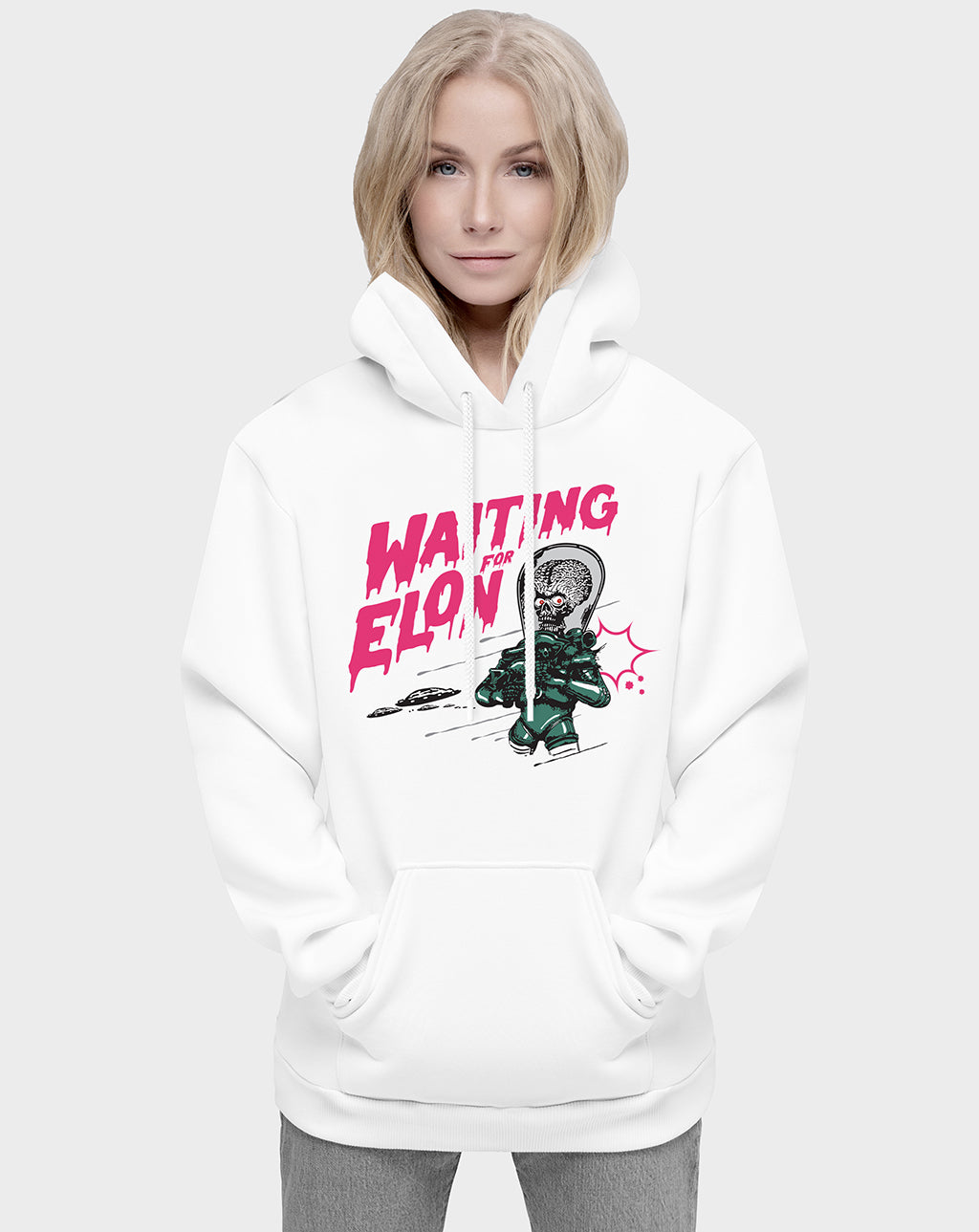Waiting for Elon Unisex Hoodie