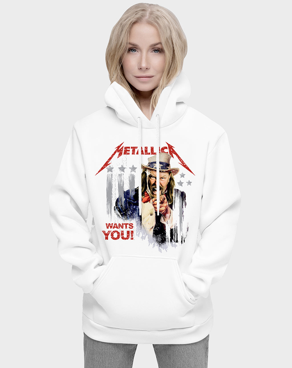 Metallica Wants You Unisex Hoodie