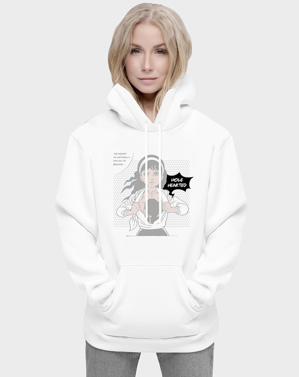 Hole Hearted Unisex Hoodie