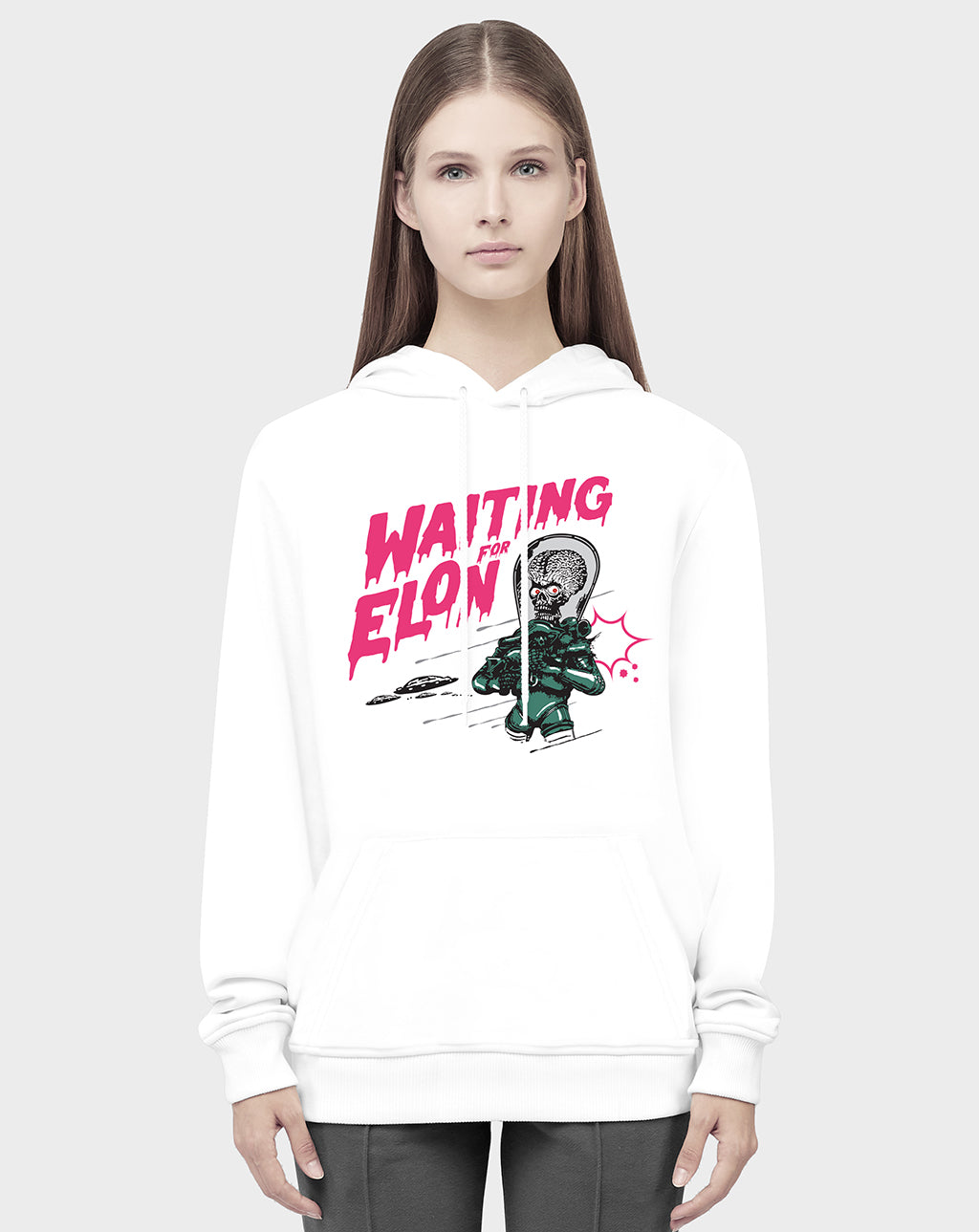 Waiting for Elon Unisex Hoodie