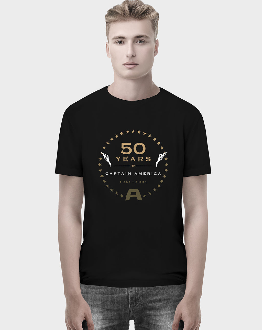 50 yrs of Capt America Unisex Tee