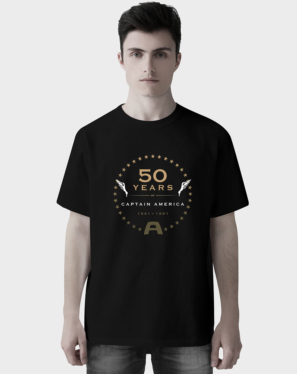 50 yrs of Capt America Unisex Tee