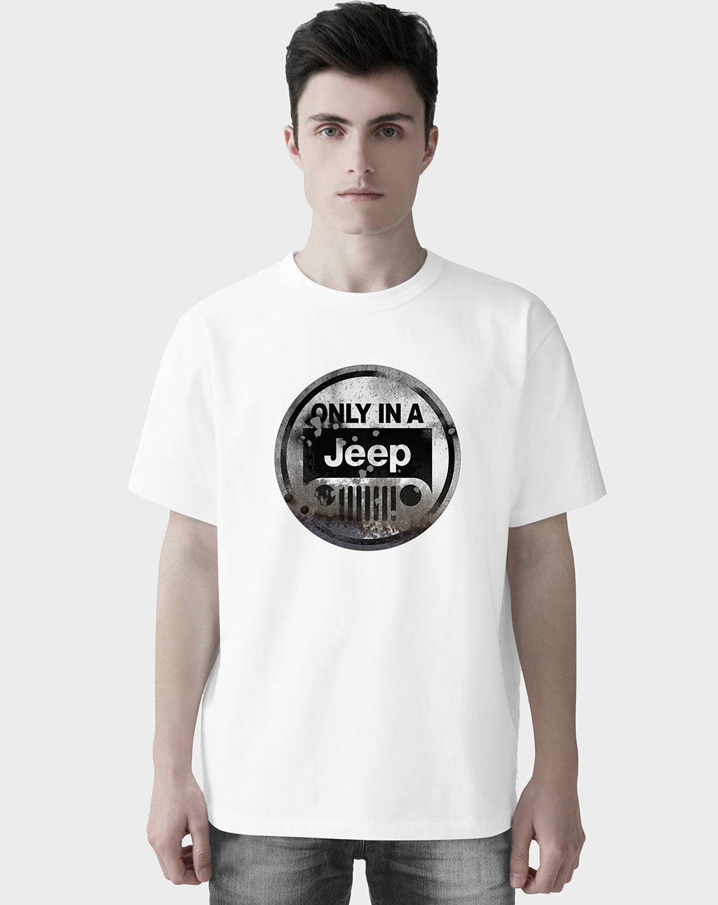 Only In A Jeep Unisex Tee