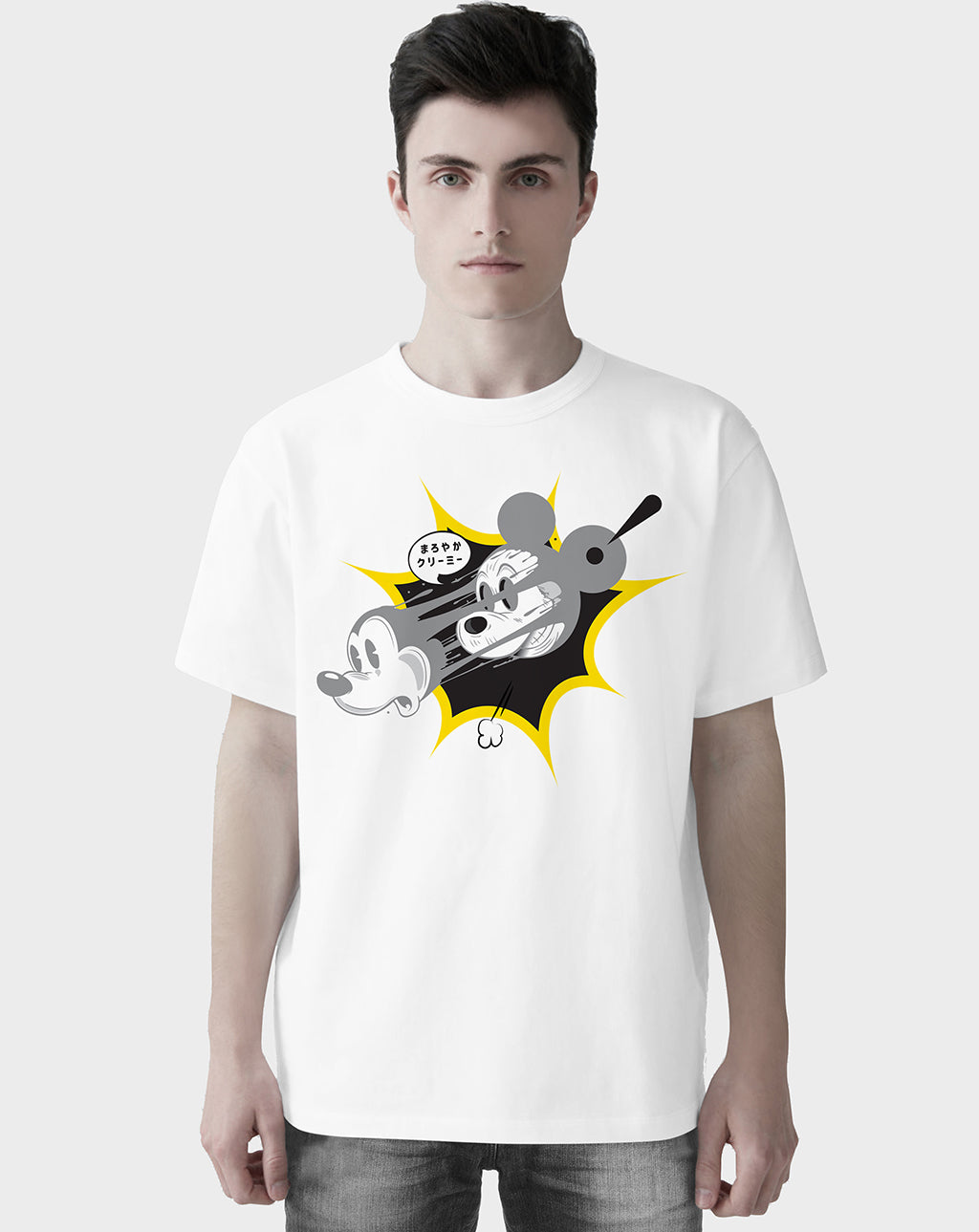 Mickey Face Off Unisex Tee