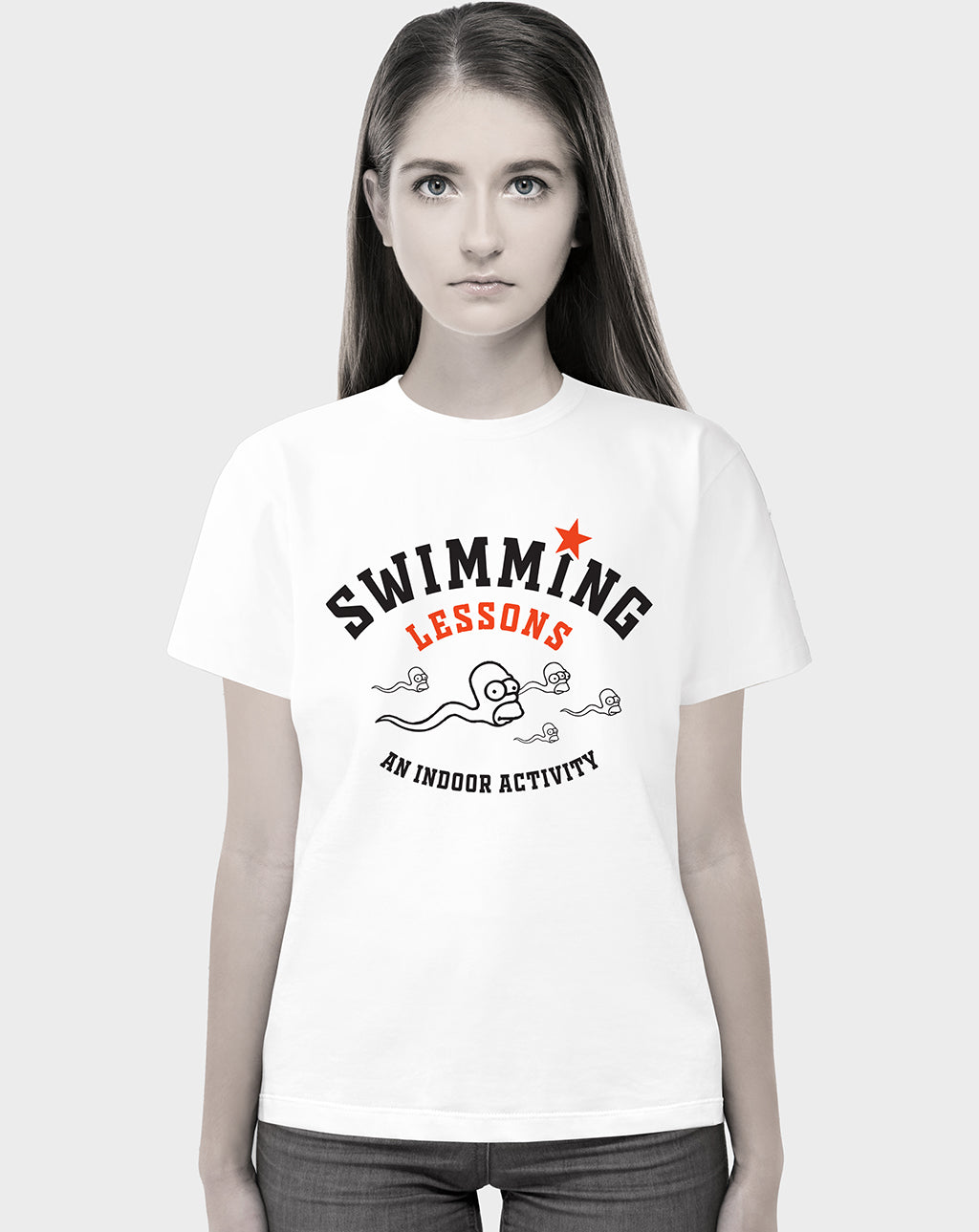 Swimming Lessons Unisex Tee