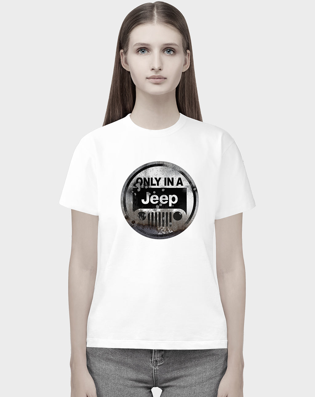 Only In A Jeep Unisex Tee