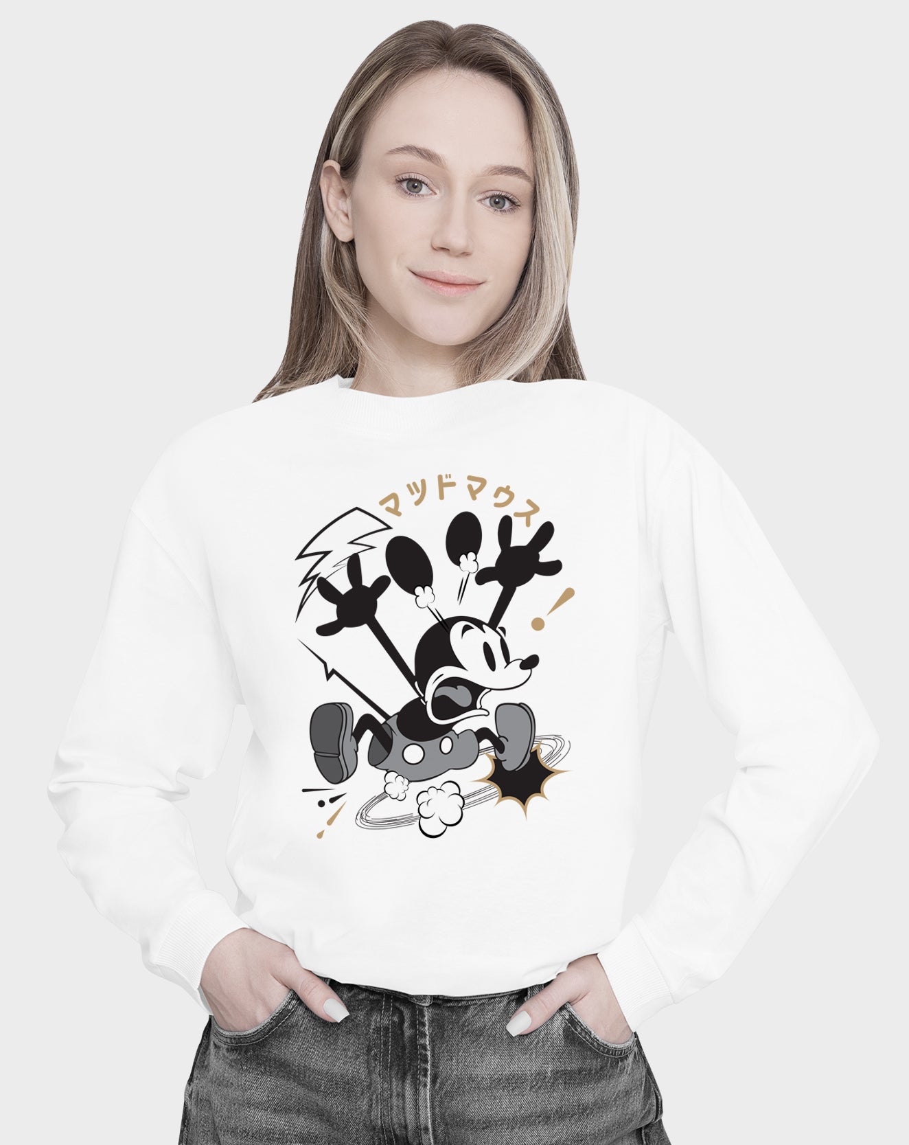 Shocked Mickey Unisex Sweatshirt