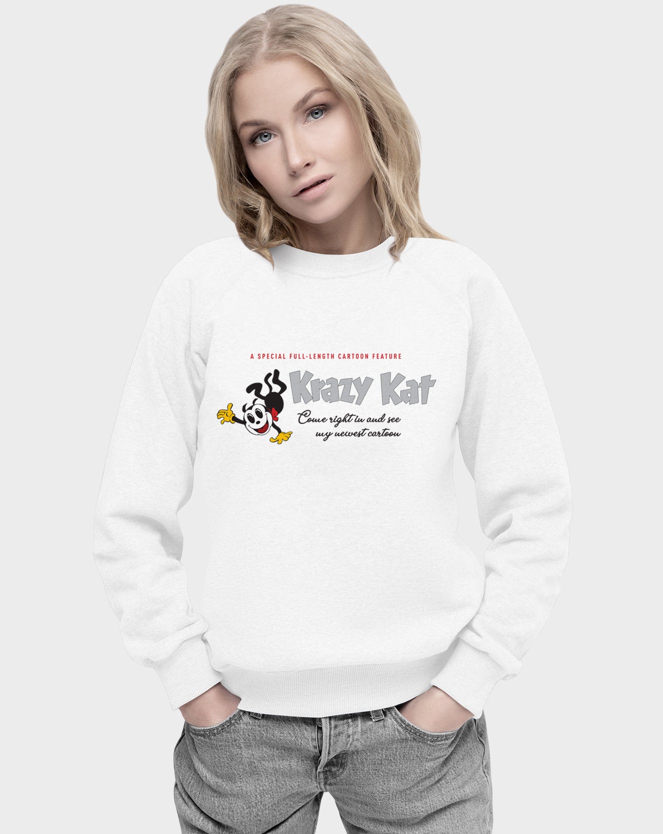 Krazy Kat Unisex Sweatshirt