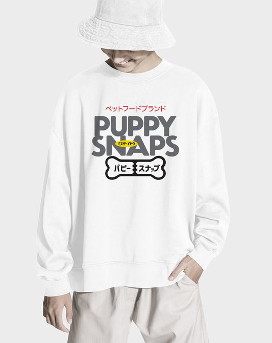Puppy Snaps Unisex Sweatshirt