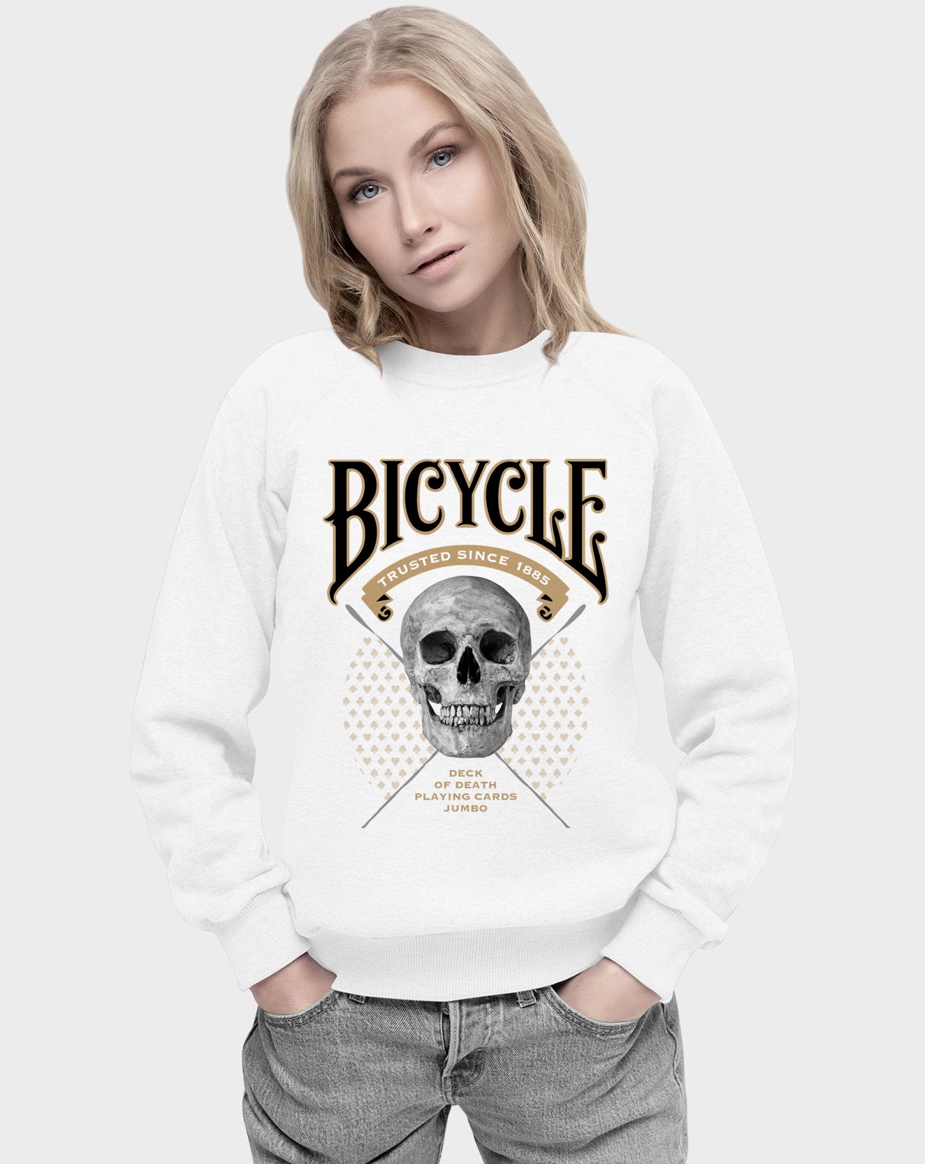 Bicycle Deck of Death Unisex Sweatshirt