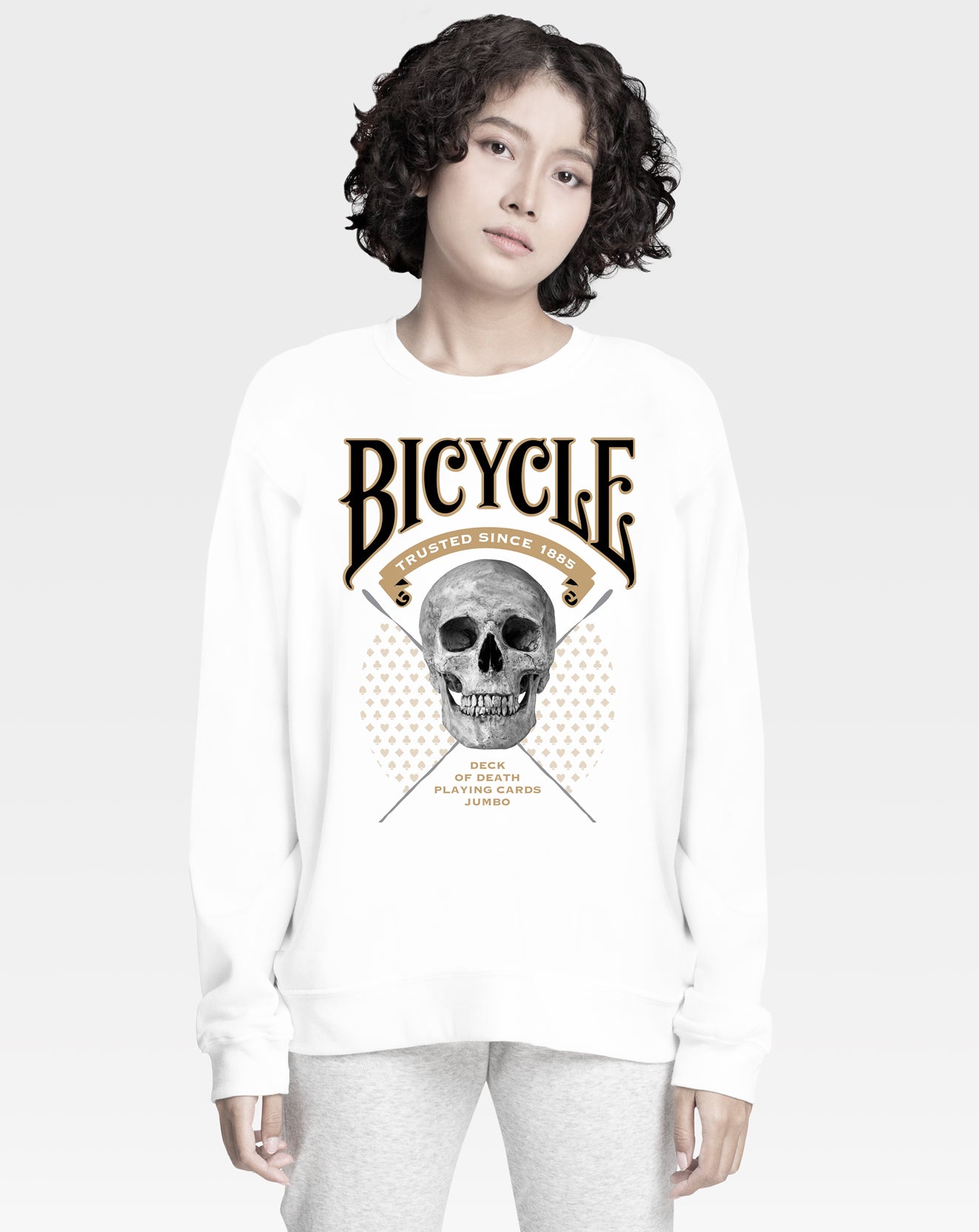Bicycle Deck of Death Unisex Sweatshirt