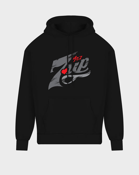 Black 7up Unisex Hoodie