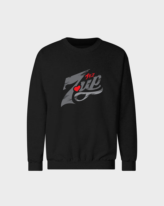 Black 7up Unisex Sweatshirt