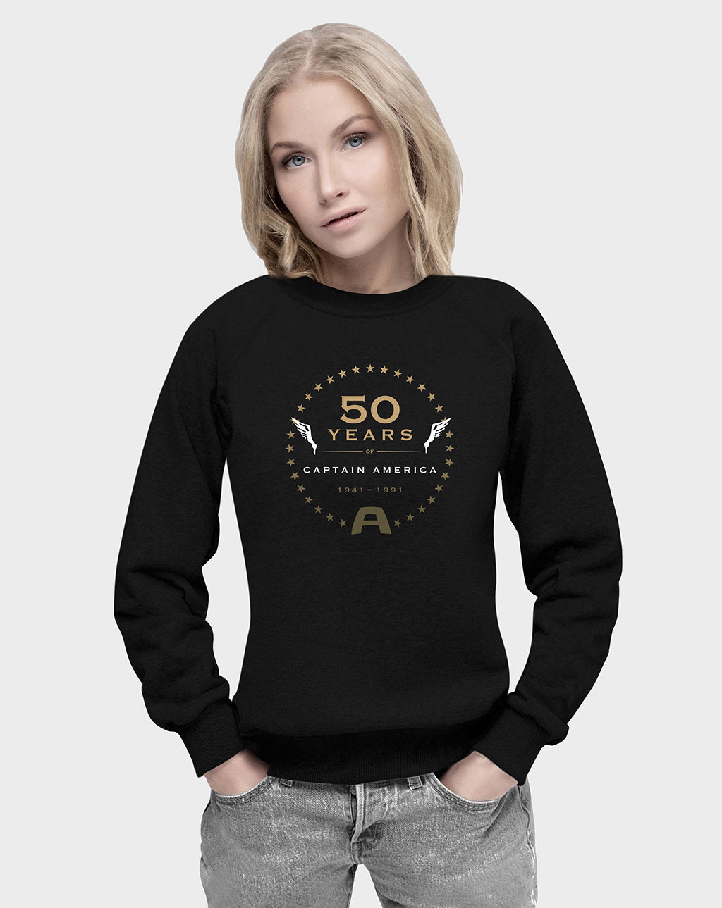 50 Yrs of Captain America Sweatshirt