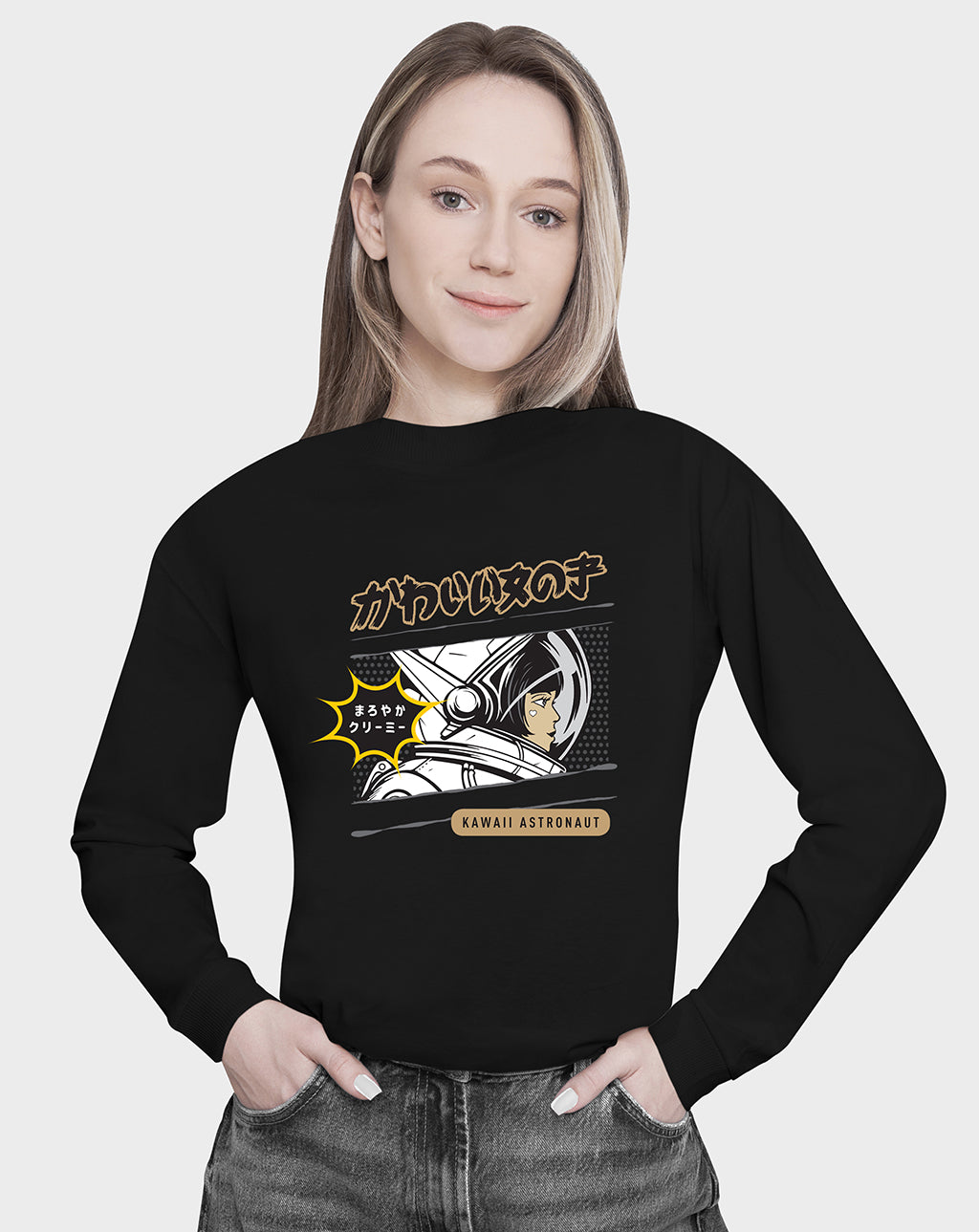 Kawaii Astronaut Unisex Sweatshirt
