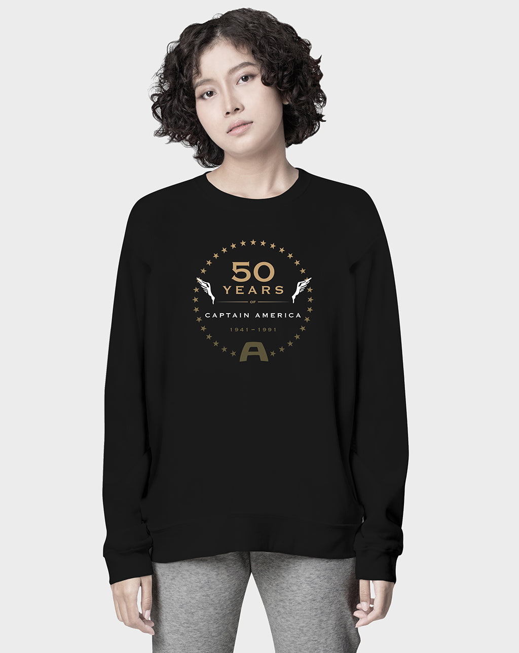 50 Yrs of Captain America Sweatshirt