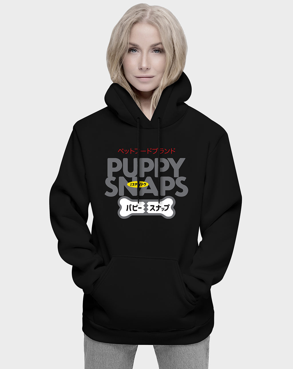 Puppy Snaps Unisex Hoodie