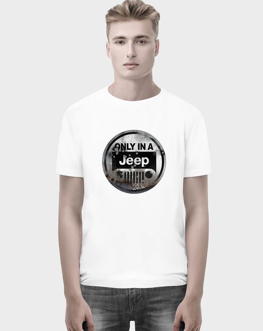 Only In A Jeep Unisex Tee