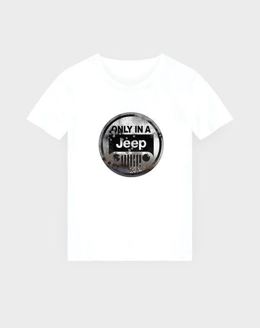 Only In A Jeep Unisex Tee